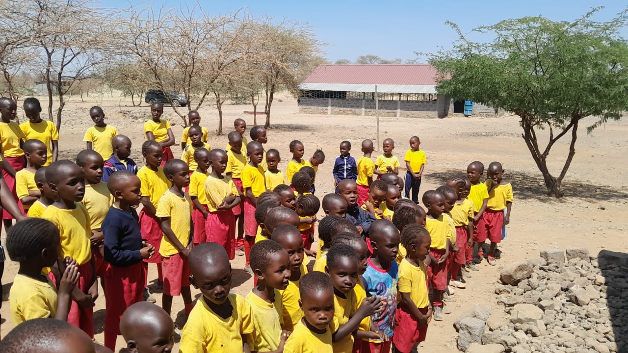 Photograph of a school in Kenya